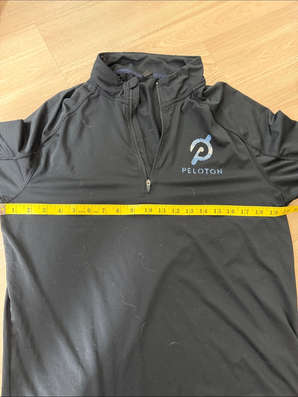 Peloton Rhone Men’s Black 1/4 Zip